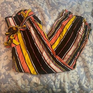 Guess Multi stripe wide leg pant